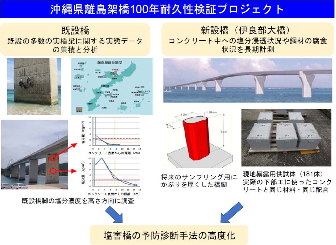 沖縄県離島架橋100年耐久性検証プロジェクト
