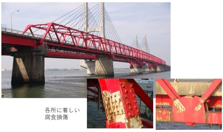 検討対象とした鋼トラス橋