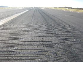 Blistering at an airport in Hokkaido