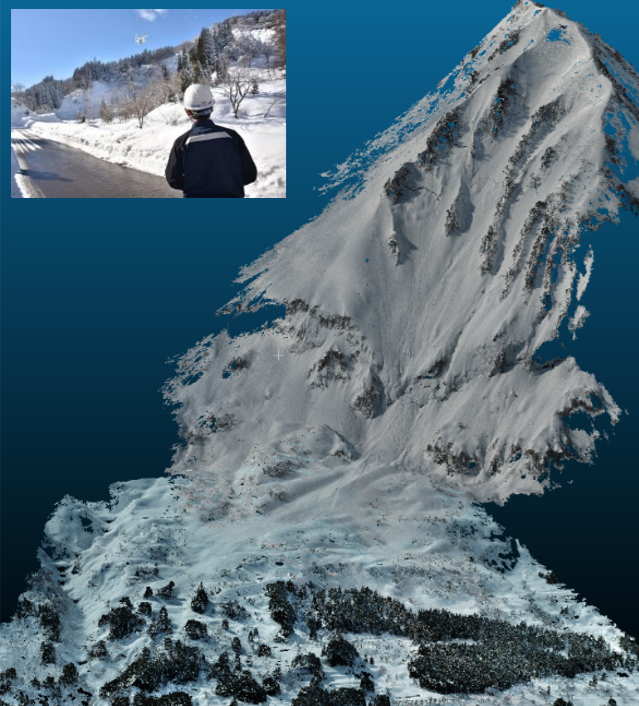 クリックして拡大 Figure 1. 3D topographic model of the Maseguchi area