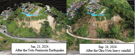 click to enlarge Figure 2 Comparison of two time periods using BIM/CIM models