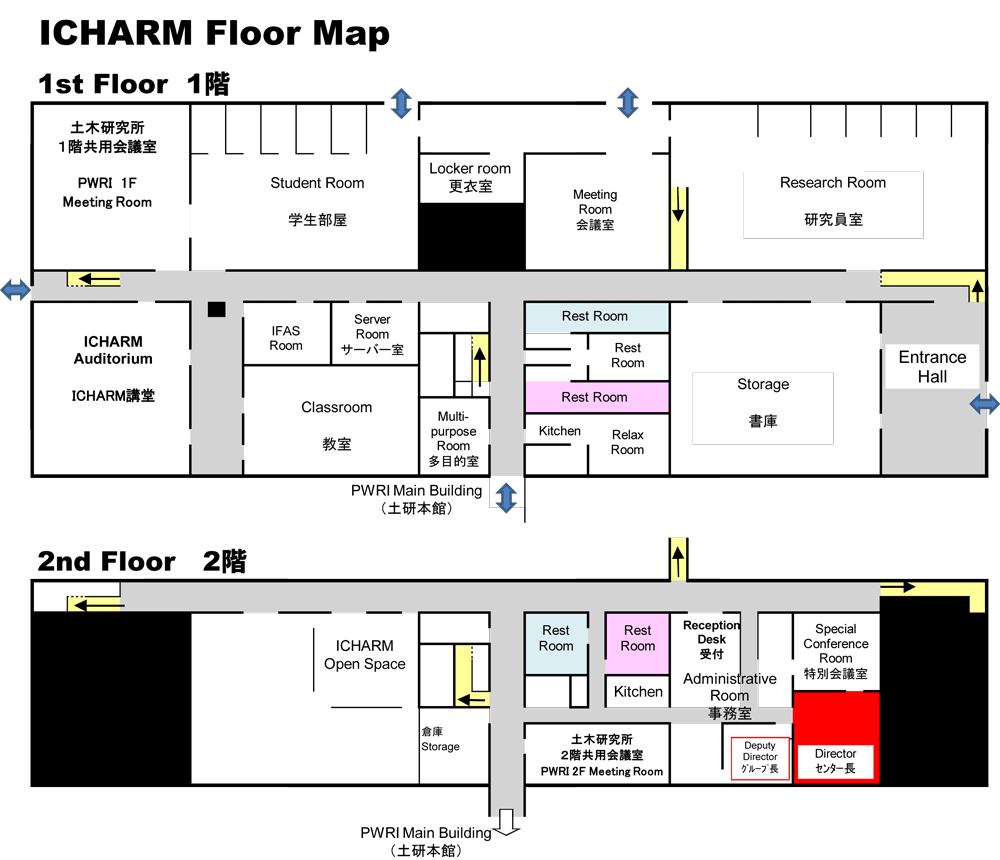 ICHARM Floor Map