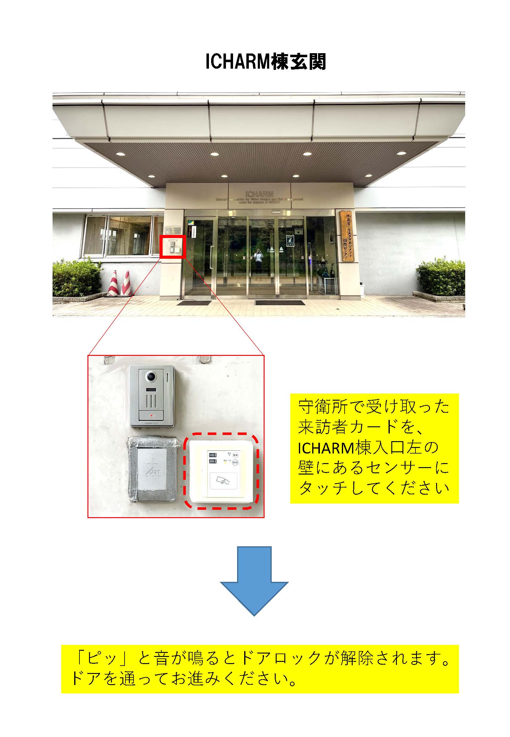 ICHARM Floor Map 1