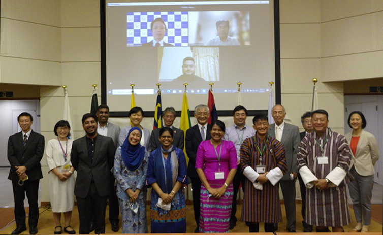 The closing ceremony of JICA training program