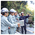 大阪府岸和田市大沢町へ土砂災害専門家を派遣しました