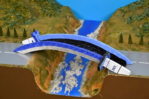 クリックして拡大 【作品名】麻刀橋 つくば市立香取台小学校 野上 紫央さん